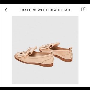 Zara Loafers with Bow Detail